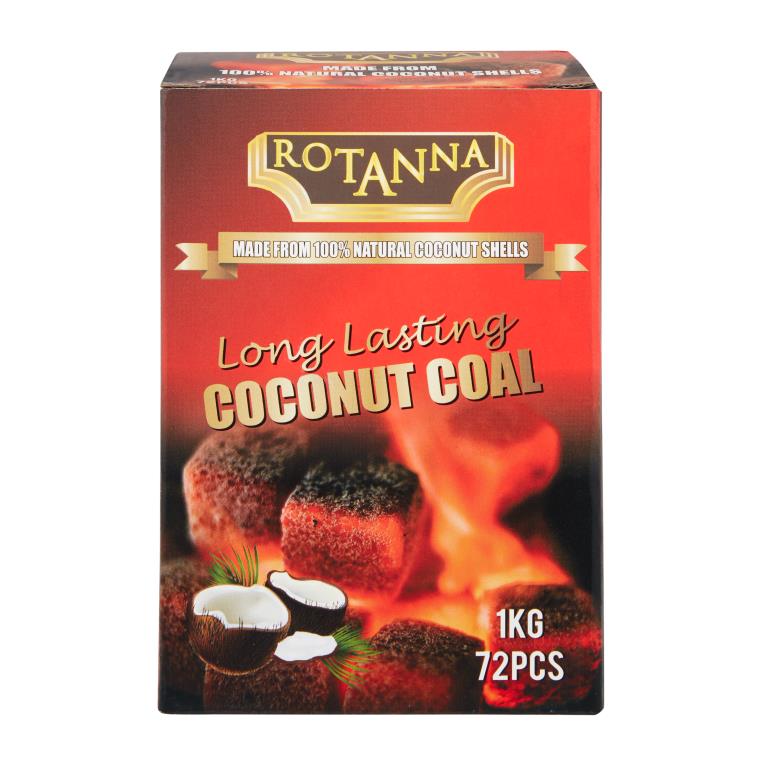 Rotana Charcaol 72 piece - Hookah Junkie