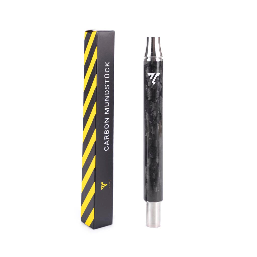 AEON VYRO 17CM CARBON MOUTHPIECE HOSE HANDLE - Hookah Junkie