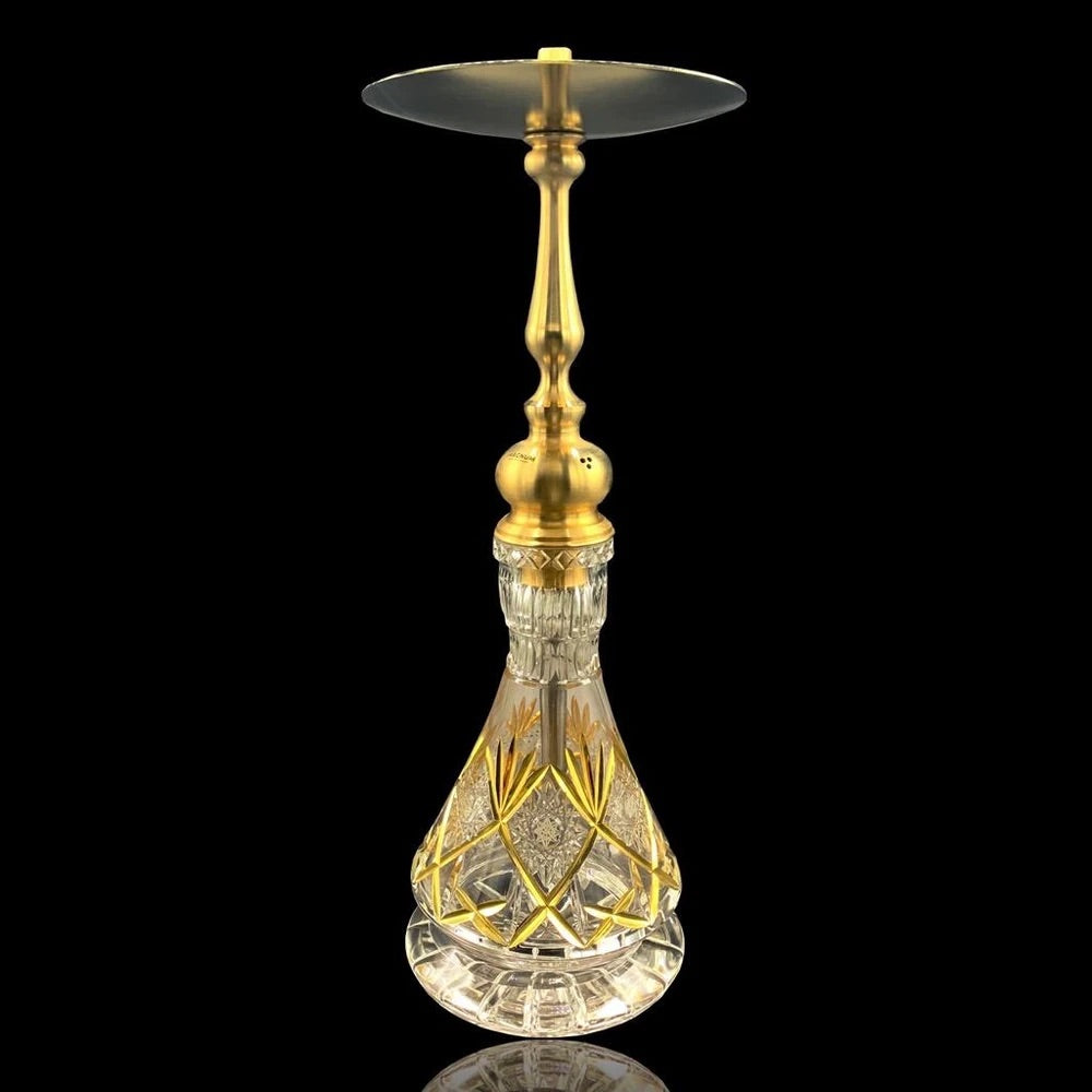 MAGNUM SHISHA TRADI - WITH THE KALYAN ELEGANCE GOLD BOWL - Hookah Junkie