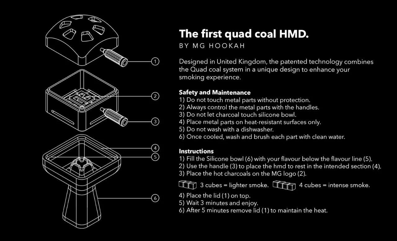 MG HOOKAH ZELUS 1.0 HEAT MANAGEMENT SYSTEM - Hookah Junkie