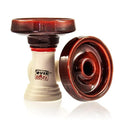Overdozz Premium Phunnel Bowl G1 (Starbuzz Nar Compatible) - Burgundy Over White Clay - Hookah Junkie