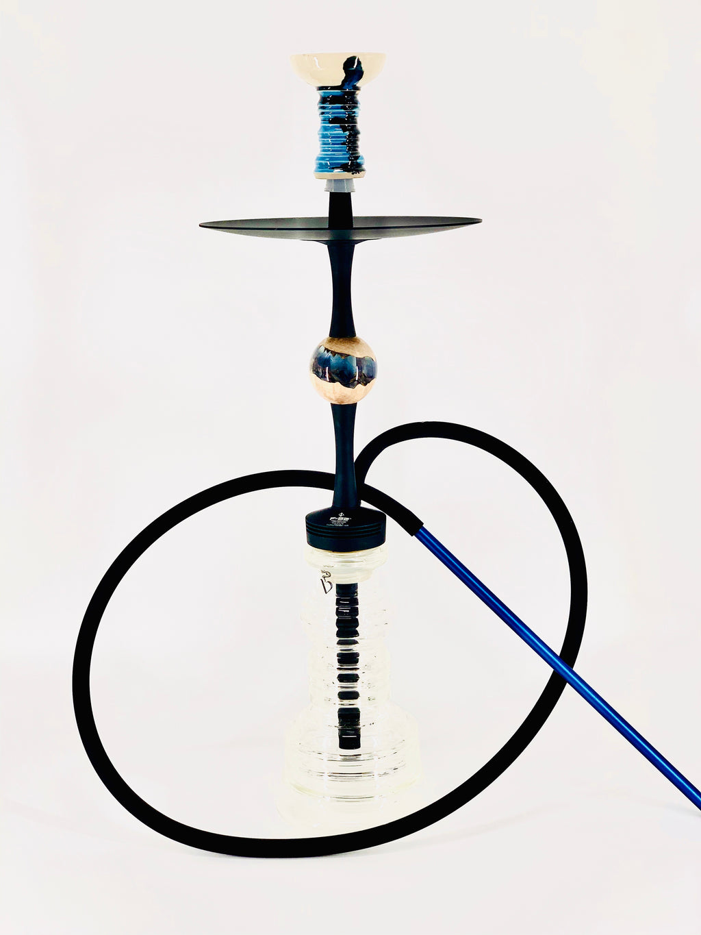 B2 Hookah F-22 Orb Precious Cut Collection Upside Down Earth - Hookah Junkie
