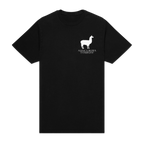 Alpaca Hand Stitched Beige Joggers w/ Real Alpaca Fur & Alpaca T-Shirt - Hookah Junkie