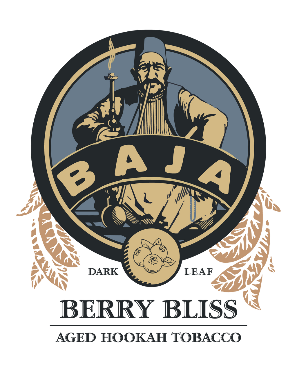 BAJA HOOKAH TOBACCO DARK LEAF 200G - Hookah Junkie