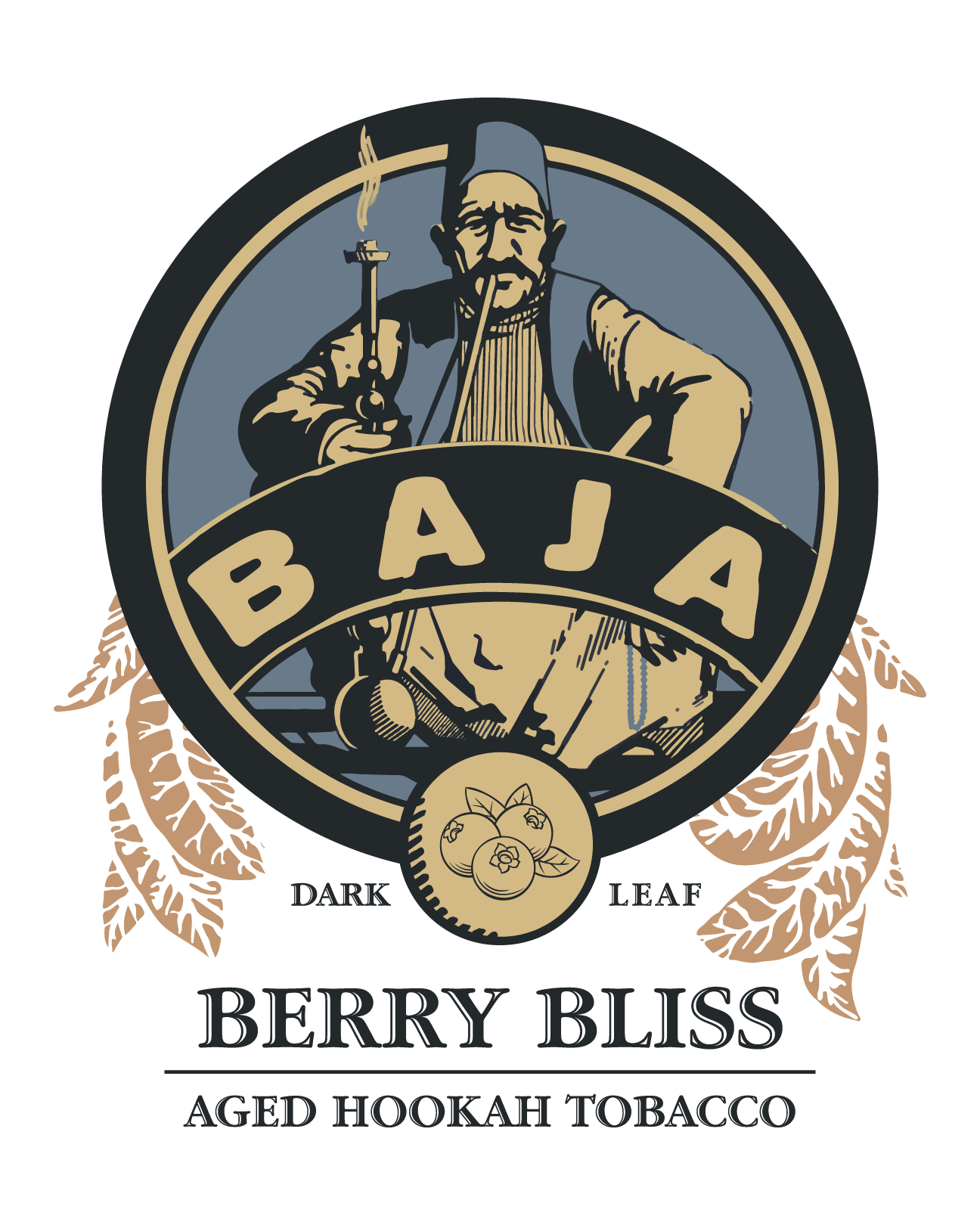 BAJA HOOKAH TOBACCO DARK LEAF 200G - Hookah Junkie