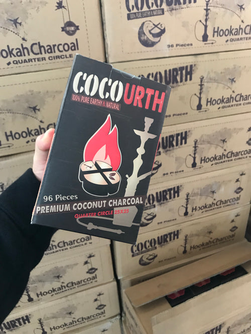 CocoUrth Quarter Circle 96 pieces - Hookah Junkie