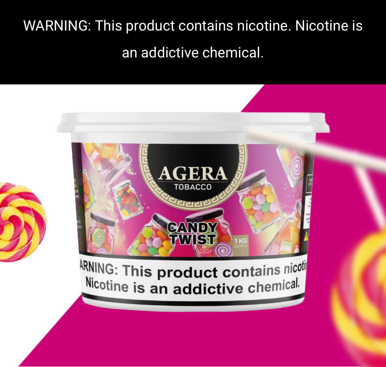 Agera Shisha Tobacco kilos - Hookah Junkie