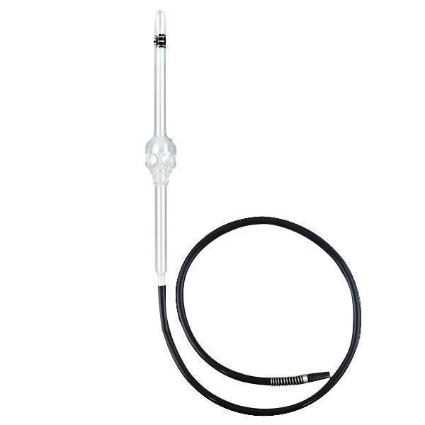Glass Skull Hose - Hookah Junkie