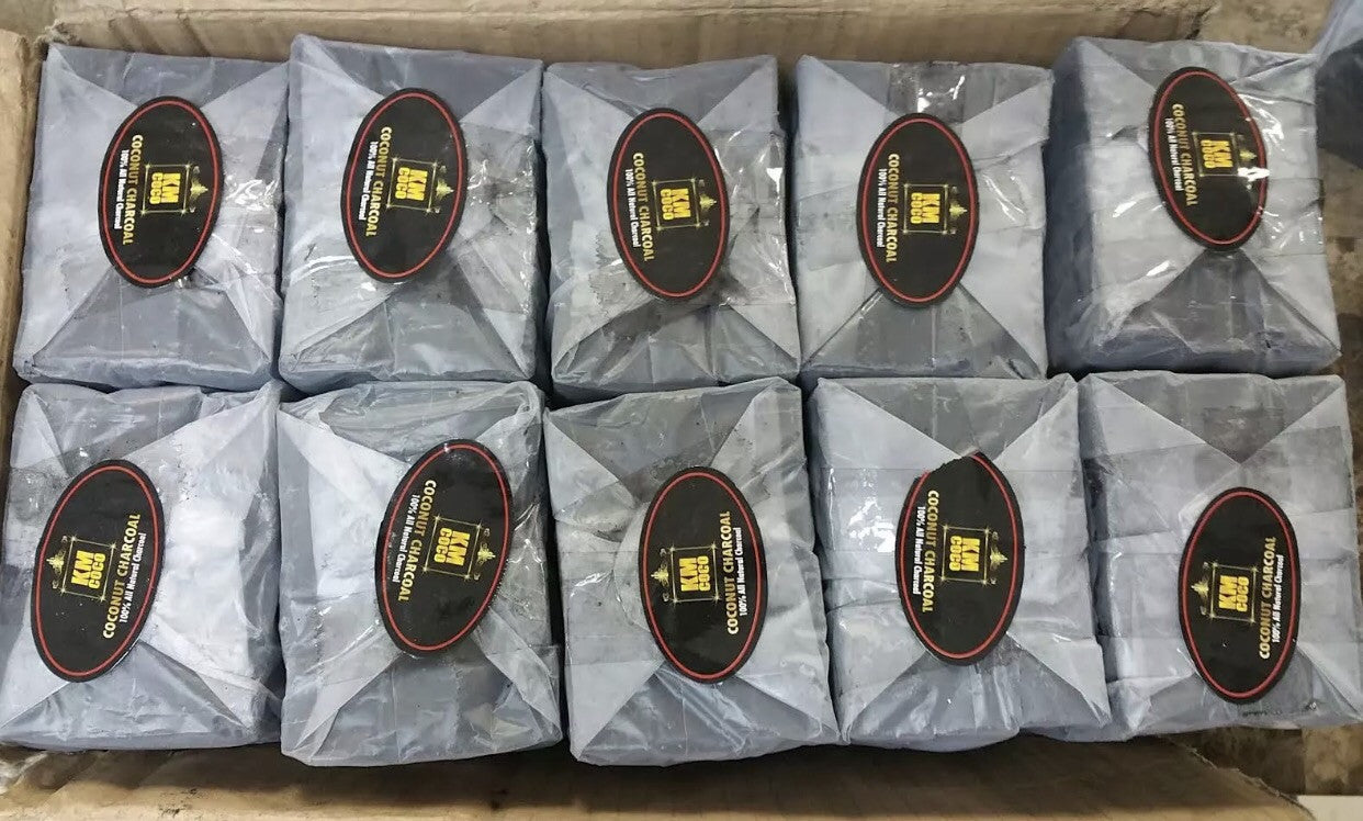 KM COCO COCONUT CHARCOAL 72 PIECES - Hookah Junkie