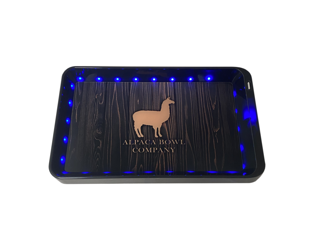 Alpaca Bowl Company Hookah Packing Tray L.E.D. Mini Glow Tray - Hookah Junkie