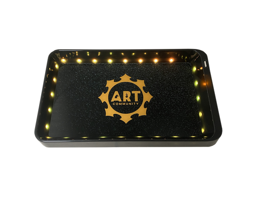 ART Community Hookah Packing Tray (Alpaca•Regal•Tangiers) L.E.D. Mini Glow Tray - Hookah Junkie