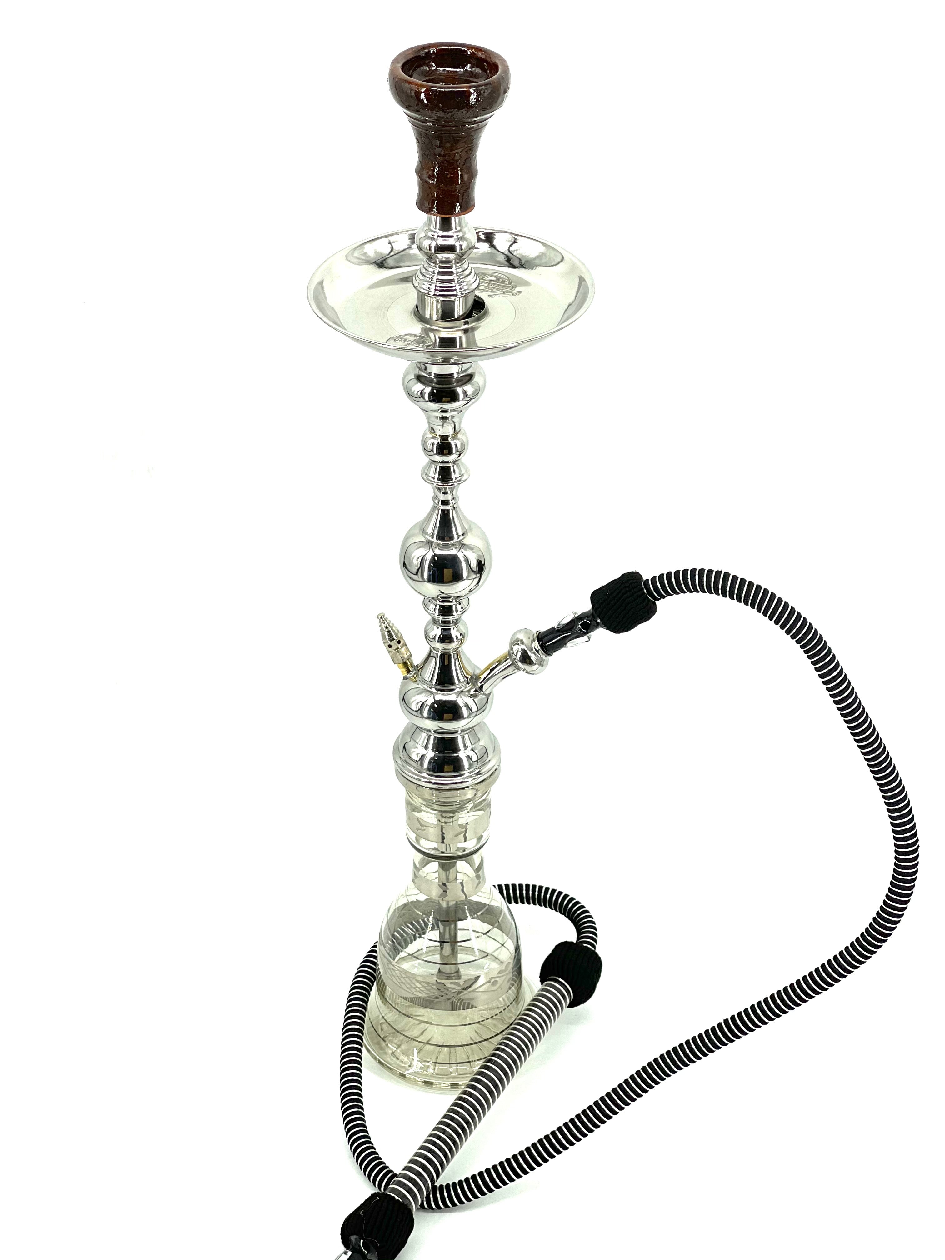 CARAVAN HOOKAH 1012 KAHRAMANA SILVER - Hookah Junkie