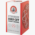 Starbuzz Quad Cut Coconut Charcoal -112 Pcs - Hookah Junkie