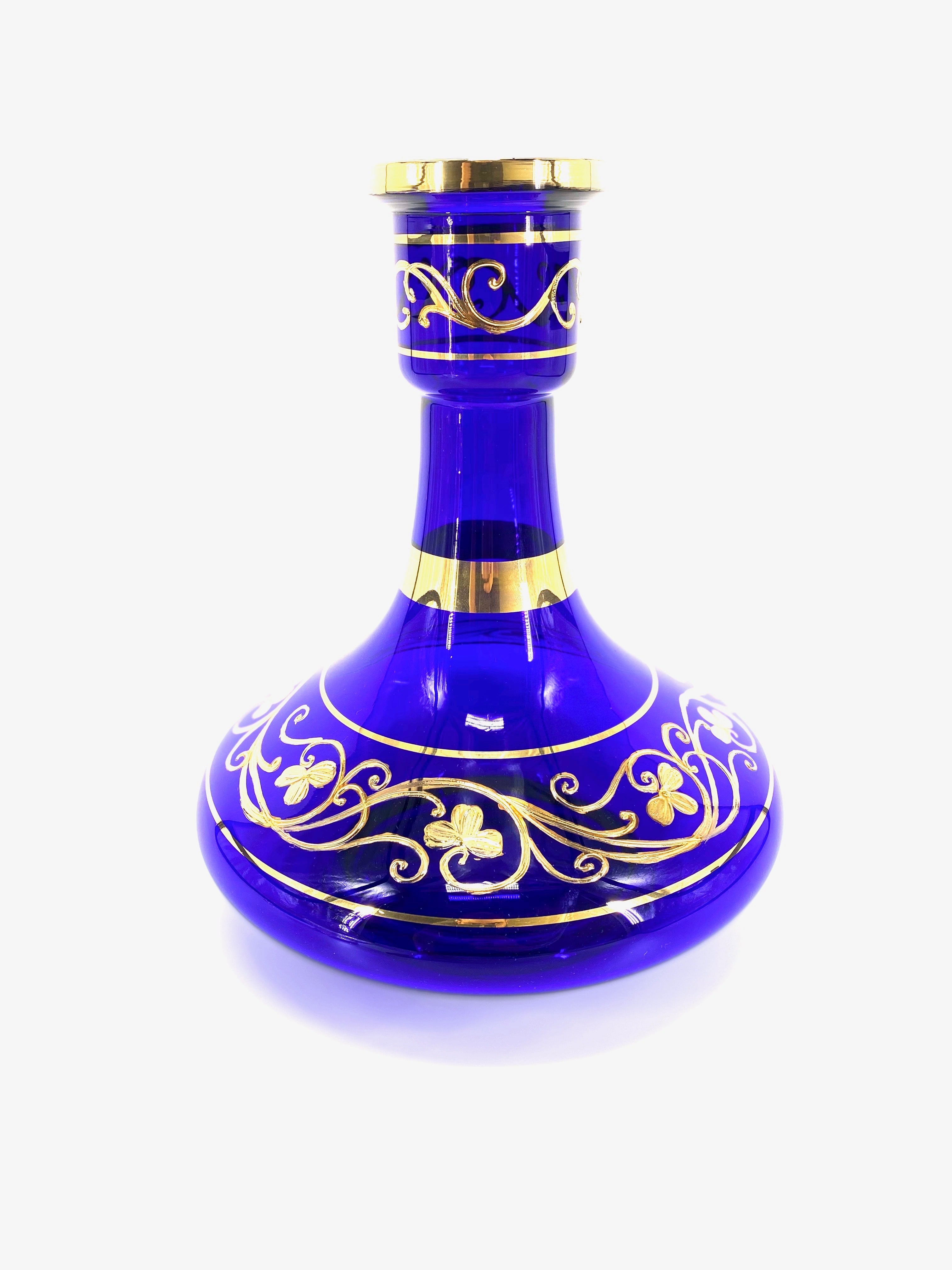 UFO BohemianCzech Republic Base with 24K Gold Filigree - Hookah Junkie