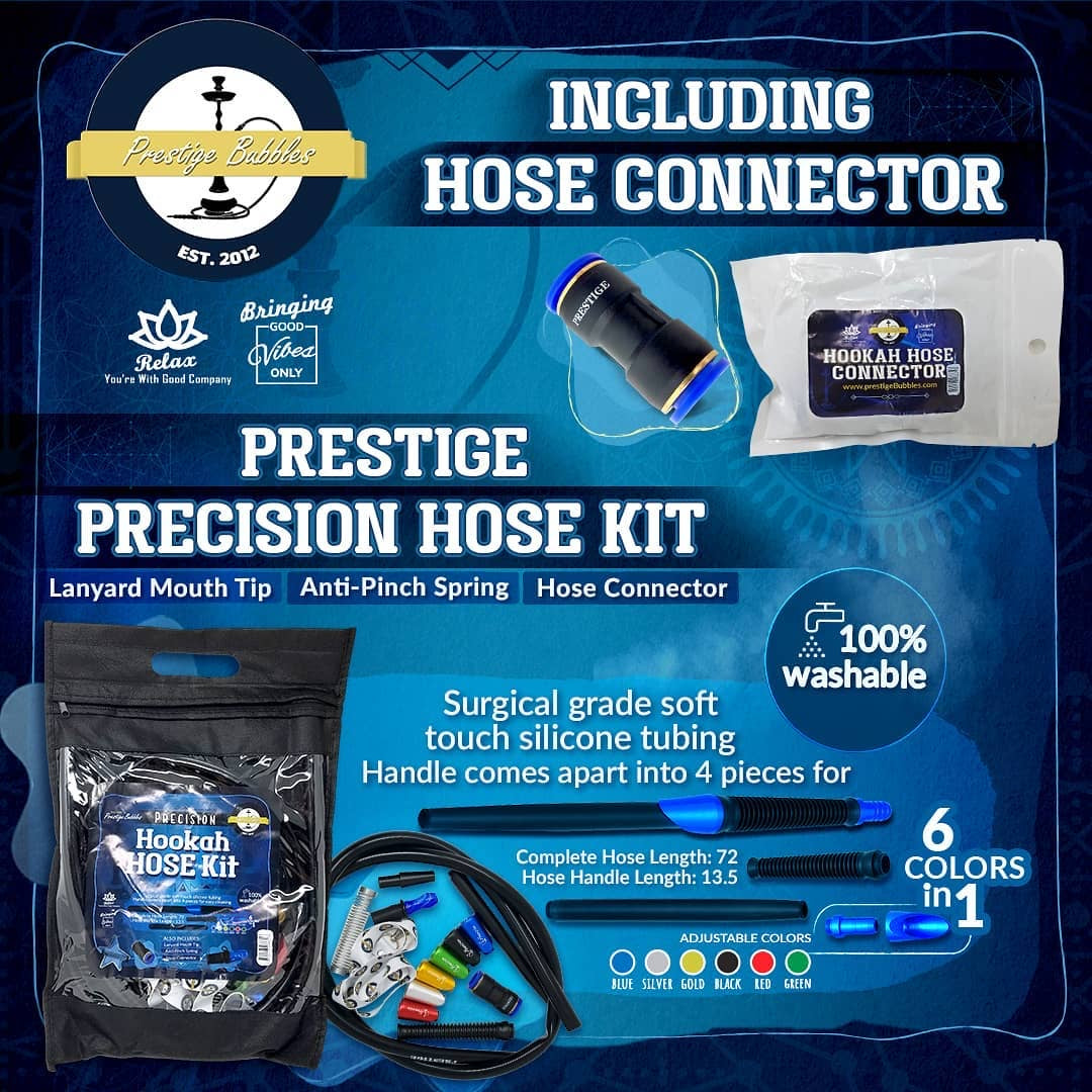 PRESTIGE PRECISION HOSE KIT - Hookah Junkie