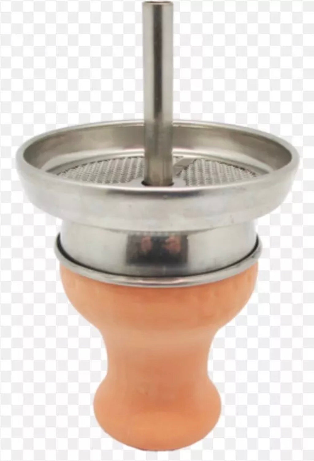 Badcha Head Clay Bowl with Heat Managment Screen - Hookah Junkie