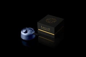 Kaloud Lotus® I+ Azuris ™ "the Blue Lotus™" hookah bowl – view 2