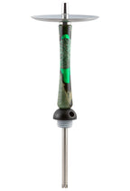 Werkbund Hookah - Amber Green Stem and Hose - Hookah Junkie