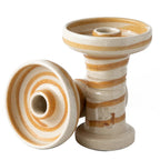 The VHS Vanilla Harmony Swirl Hookah Bowl - Hookah Junkie