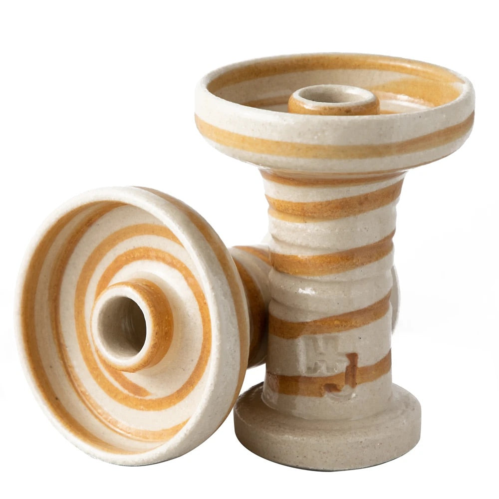The VHS Vanilla Harmony Swirl Hookah Bowl - Hookah Junkie