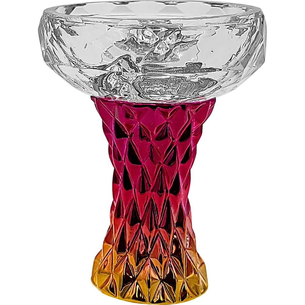 Diamond Bowl - Glass/Ceramic Bowl - Hookah Junkie