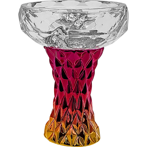 Diamond Bowl - Glass/Ceramic Bowl - Hookah Junkie