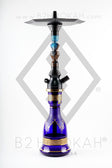 B2 Hookah® Precious Cut Collection™ Ocean Front Blue & Walnut Burl Wood