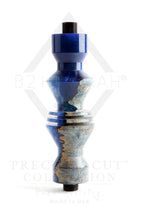 B2 Hookah® Precious Cut Collection™ Adriatic Sea & Stabilized Burl Wood - Hookah Junkie