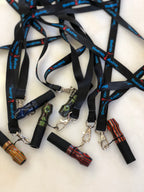 HookahJunkie Custom Dymond Wood mouth tip lanyard - Hookah Junkie