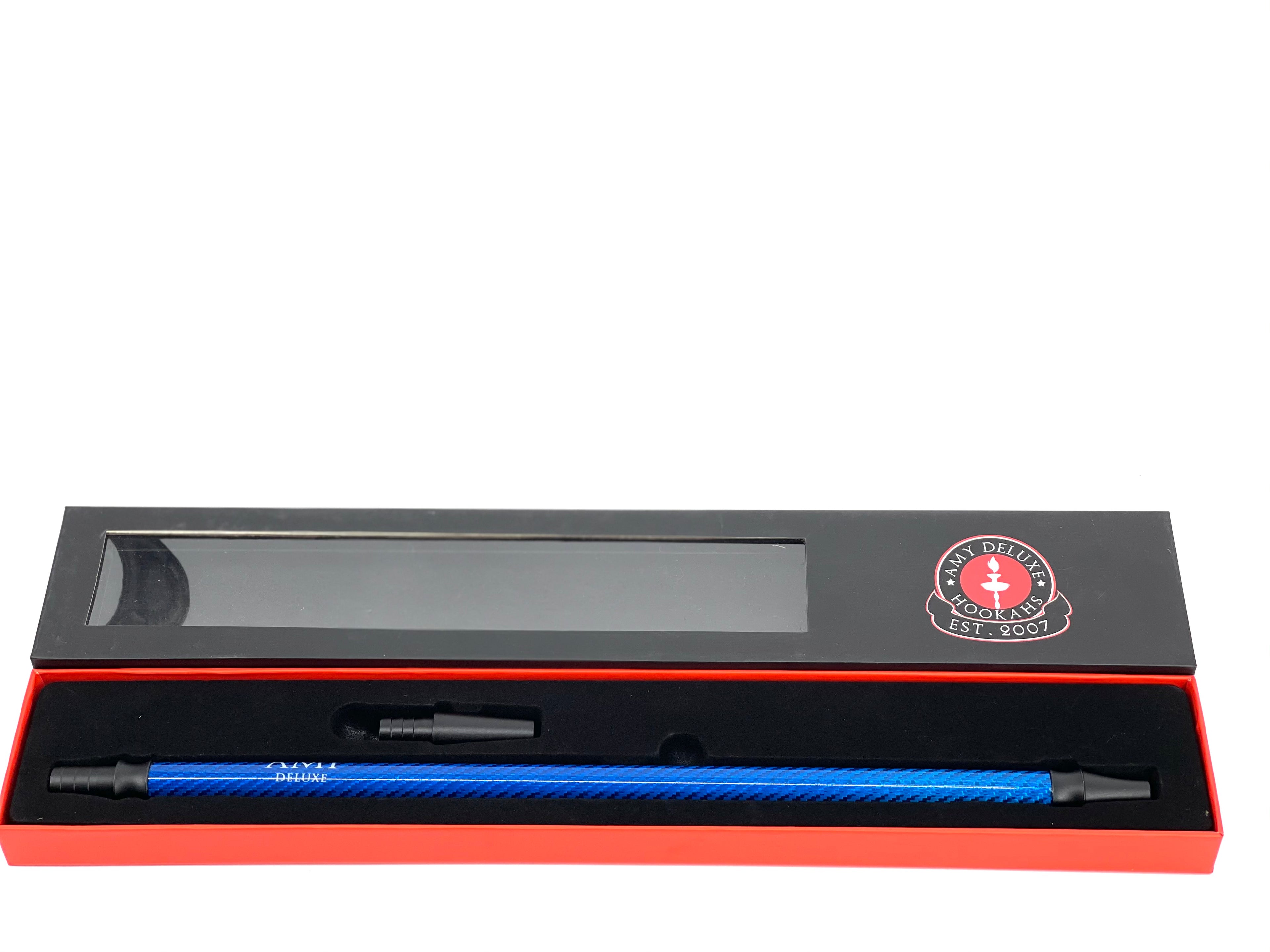 AMY DELUXE Carbon HOSE Handle - Hookah Junkie