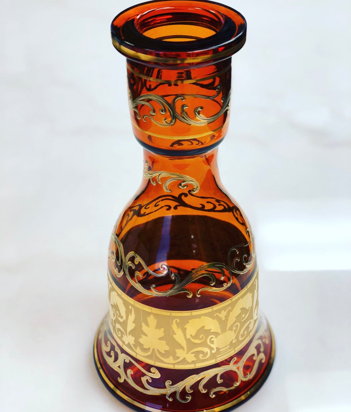Bohemian Crystal Bell Base - Hookah Junkie