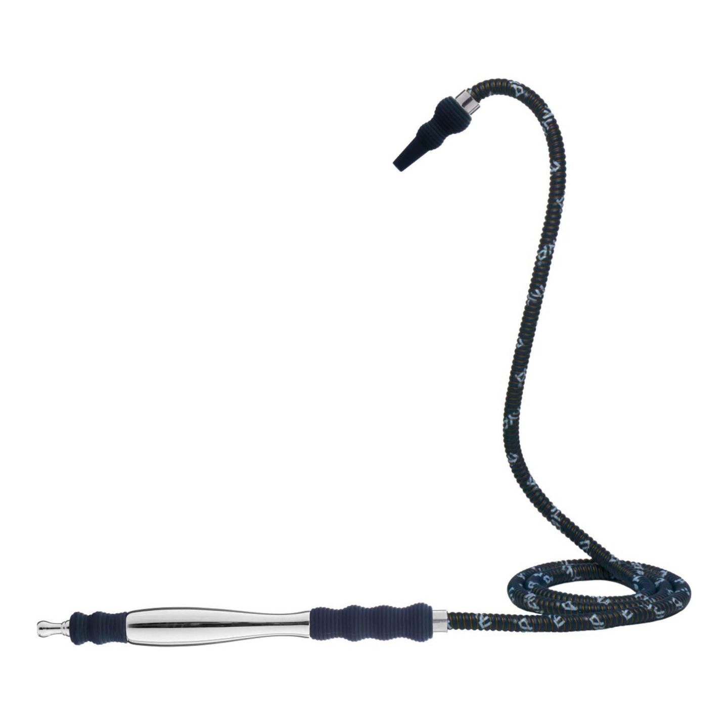 631 Aluminum Short Handle Hookah Hose - Hookah Junkie