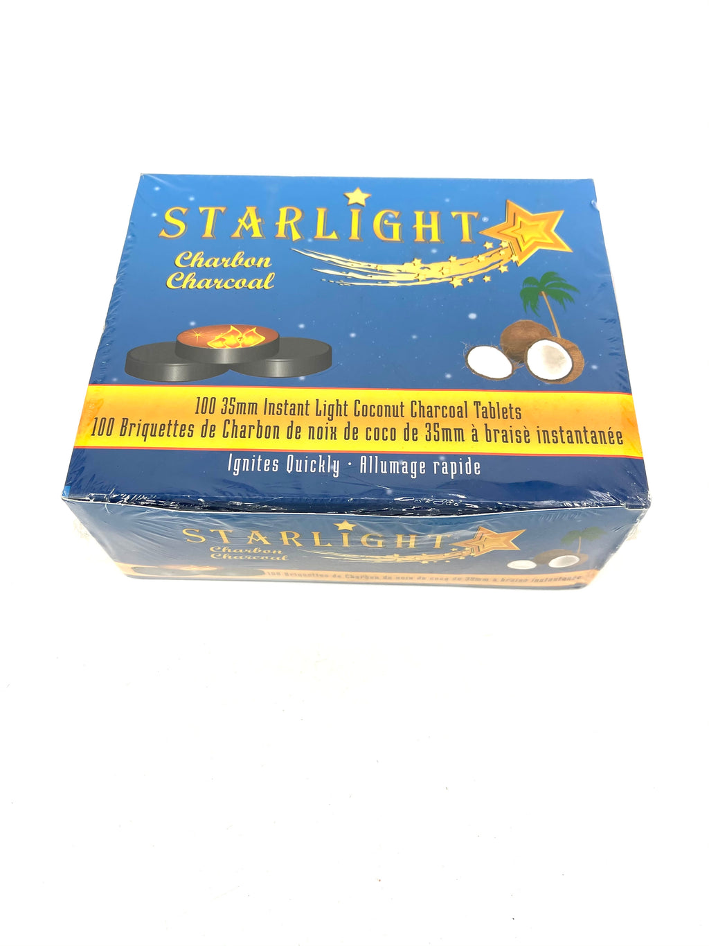 Starlight quick light Charcoal - Hookah Junkie