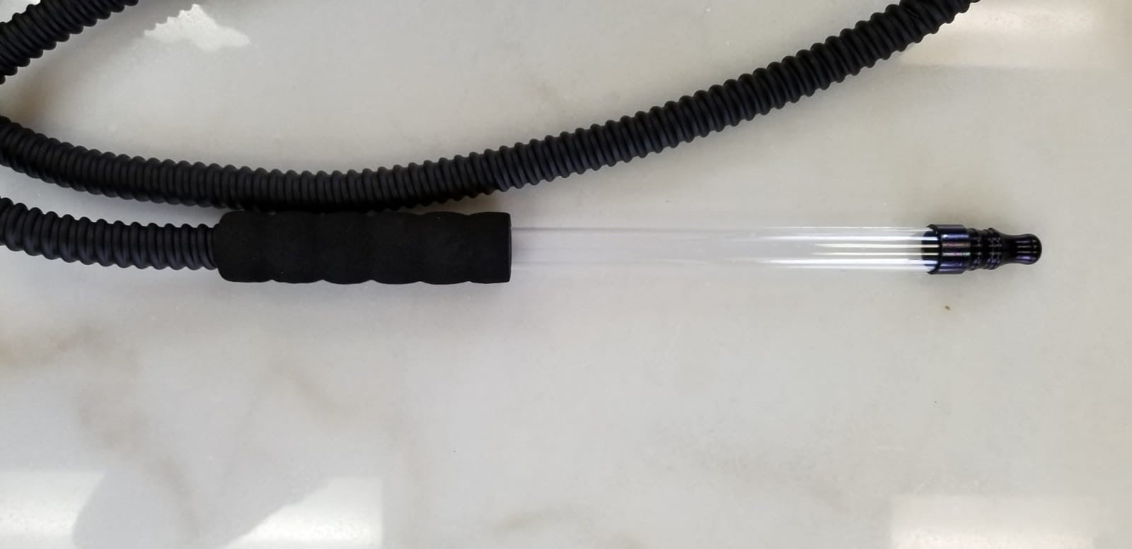 Hookah Grip Hose  With see Through Handle - Hookah Junkie