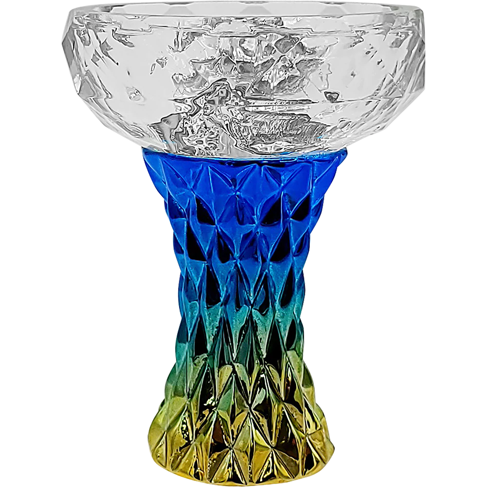 Diamond Bowl - Glass/Ceramic Bowl - Hookah Junkie