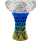 Diamond Bowl - Glass/Ceramic Bowl - Hookah Junkie