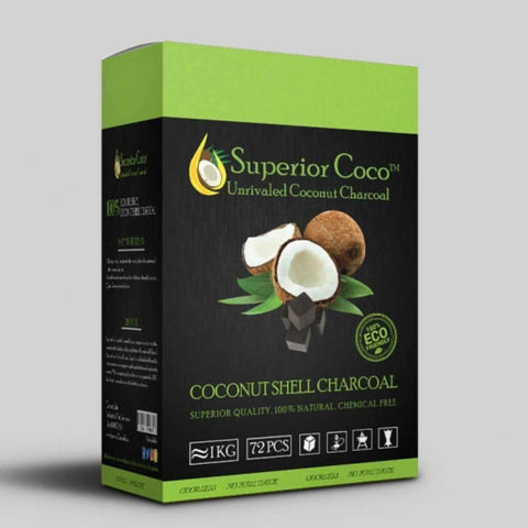 Superior Coco Charcoal - Hookah Junkie