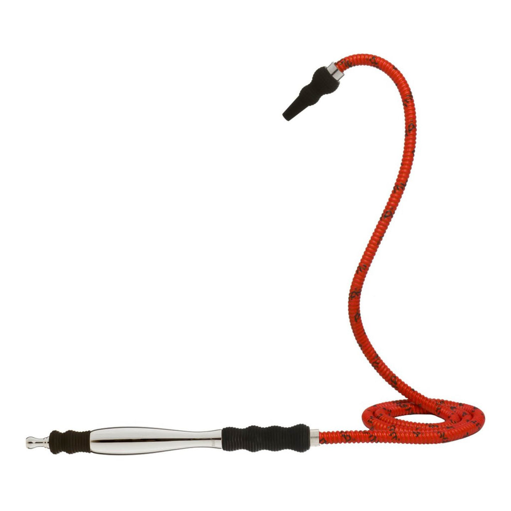 631 Aluminum Short Handle Hookah Hose - Hookah Junkie