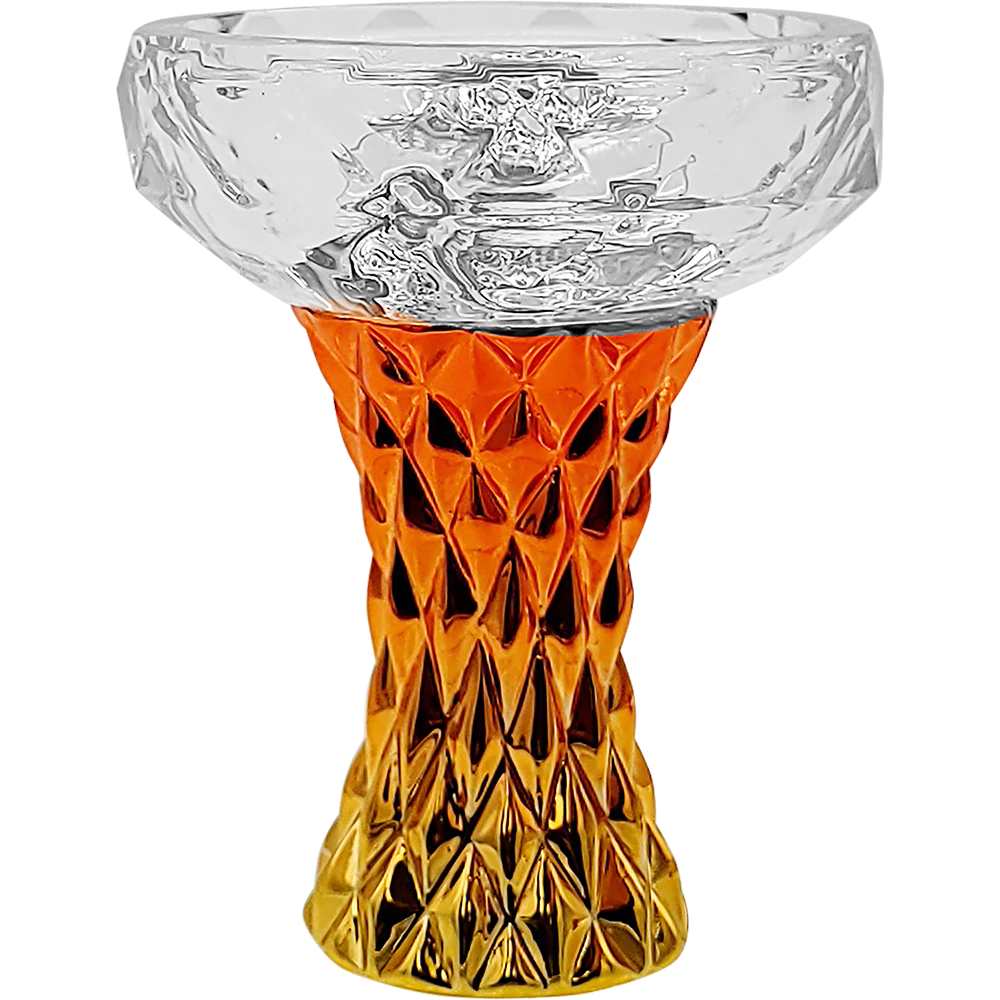 Diamond Bowl - Glass/Ceramic Bowl - Hookah Junkie