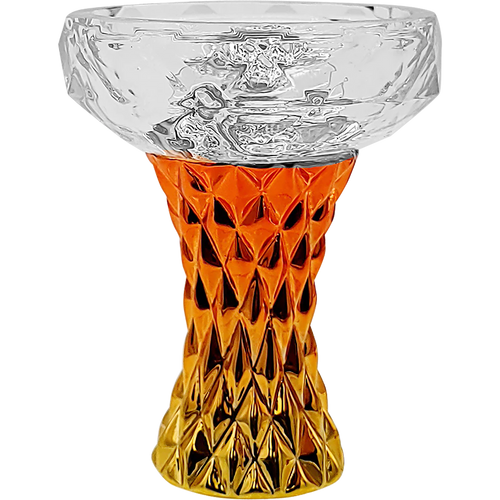 Diamond Bowl - Glass/Ceramic Bowl - Hookah Junkie