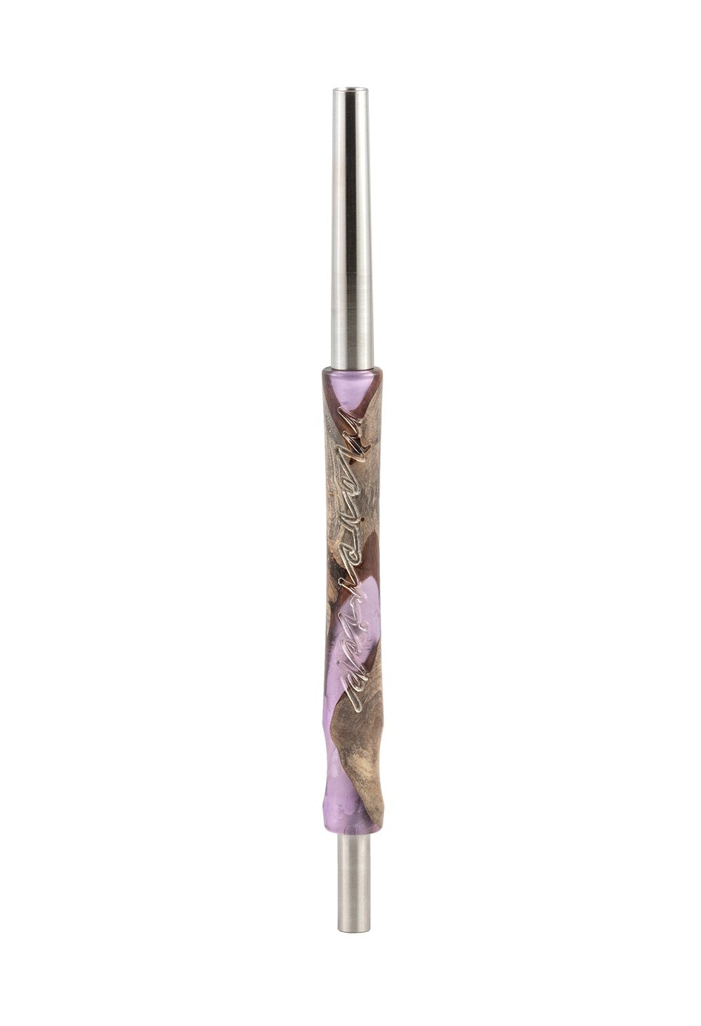 Werkbund Hookah - Amber Violet Black Stem and Hose - Hookah Junkie