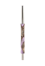 Werkbund Hookah - Amber Violet Black Stem and Hose - Hookah Junkie