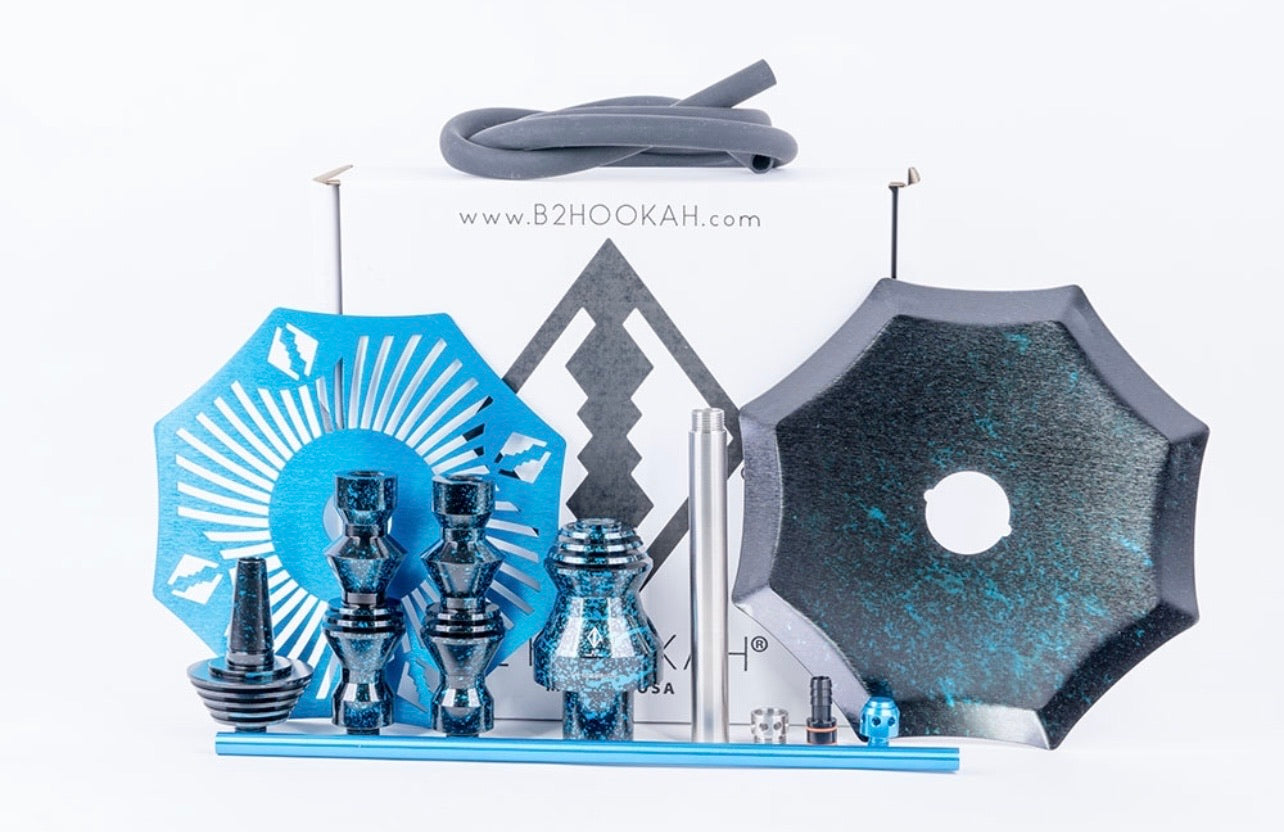 B2 Hookah v4 Stem (Comes with B2 Tray & B2 Hose) - Hookah Junkie