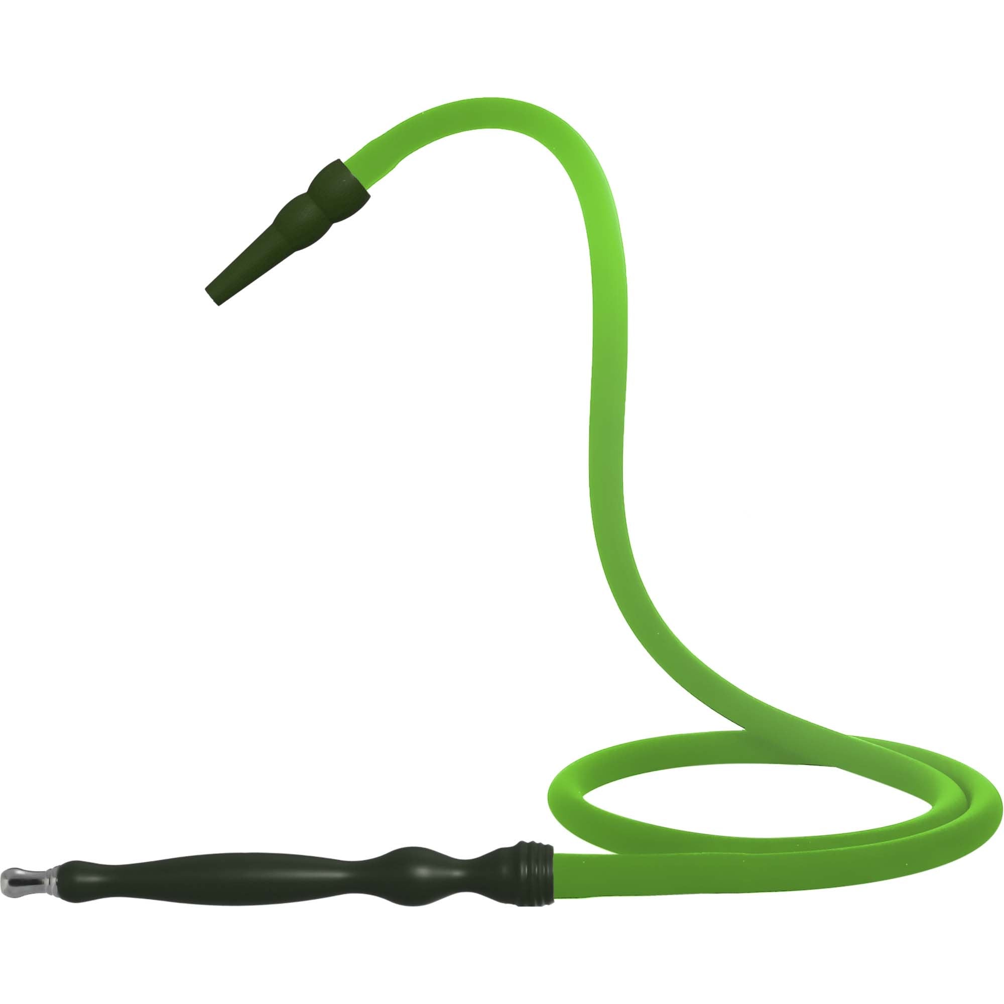 632S MYA Silicon Rubber finishing Long Handle Hose - Hookah Junkie