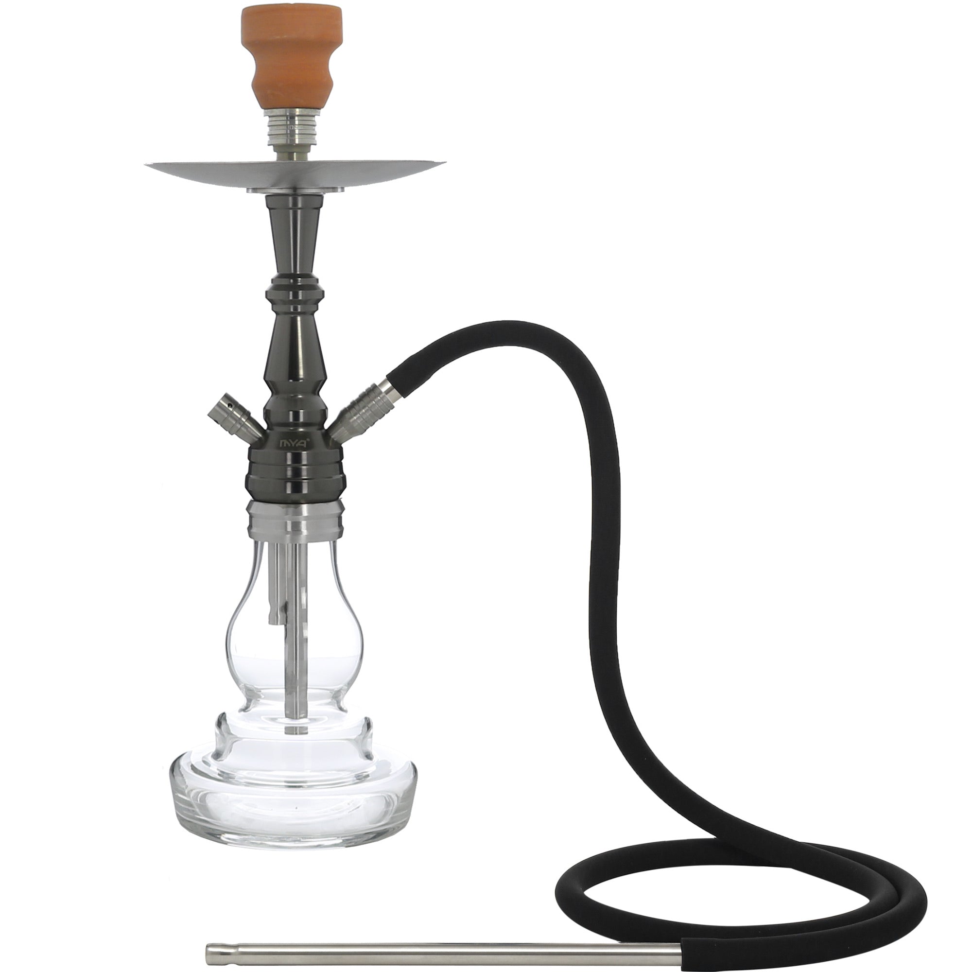 Mini Robusto 500-S-104 Dark Grey Hookah - Hookah Junkie