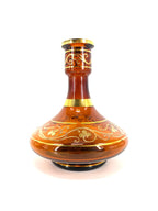 UFO BohemianCzech Republic Base with 24K Gold Filigree - Hookah Junkie