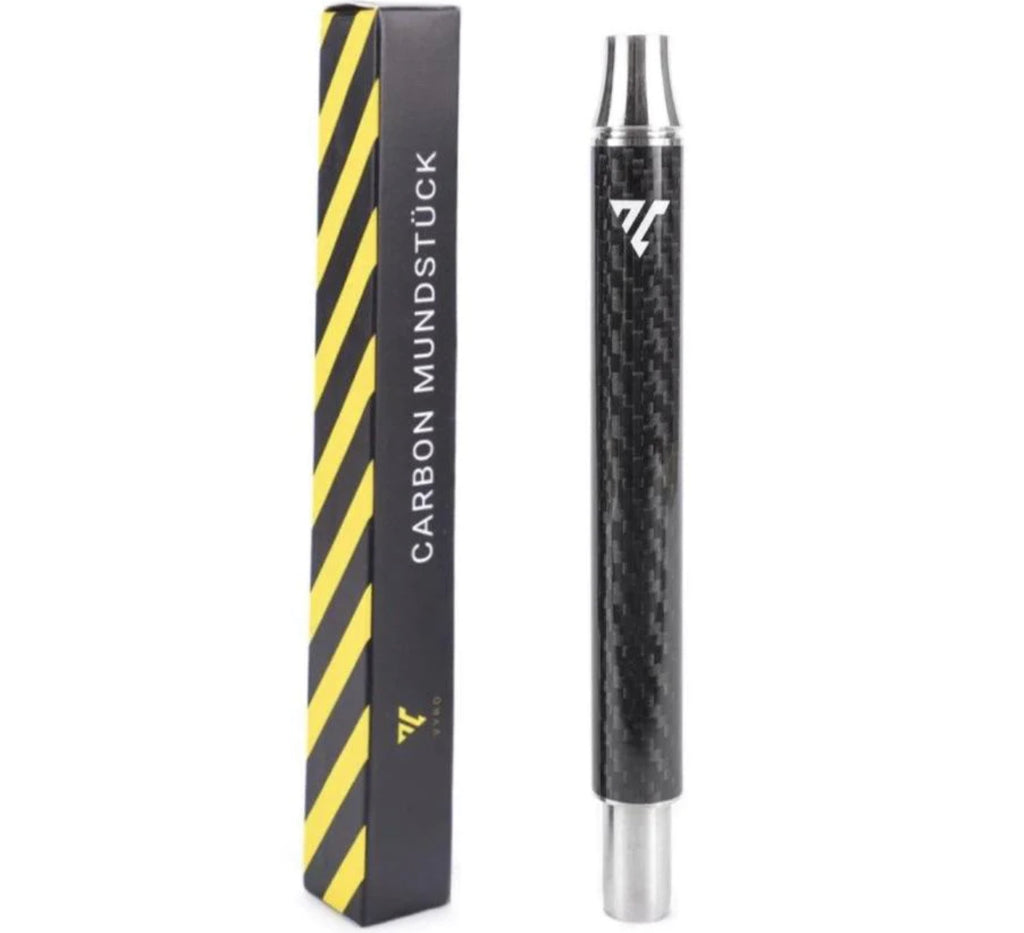 AEON VYRO 17CM CARBON MOUTHPIECE HOSE HANDLE - Hookah Junkie