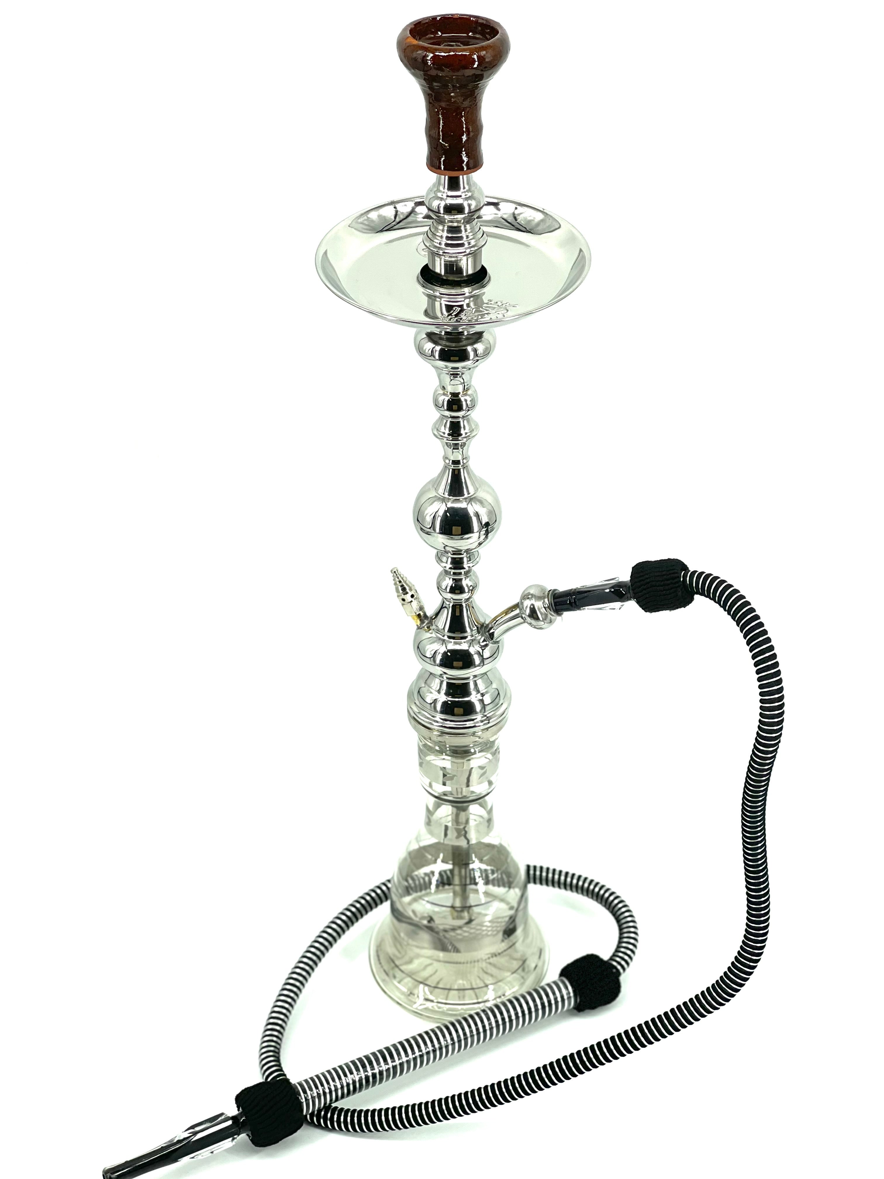Magdy Zaidan HOOKAH 1012 KAHRAMANA SILVER - Hookah Junkie