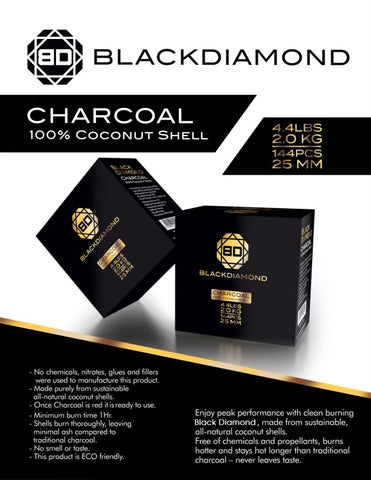 Black Diamond Hookah Coals - Hookah Junkie