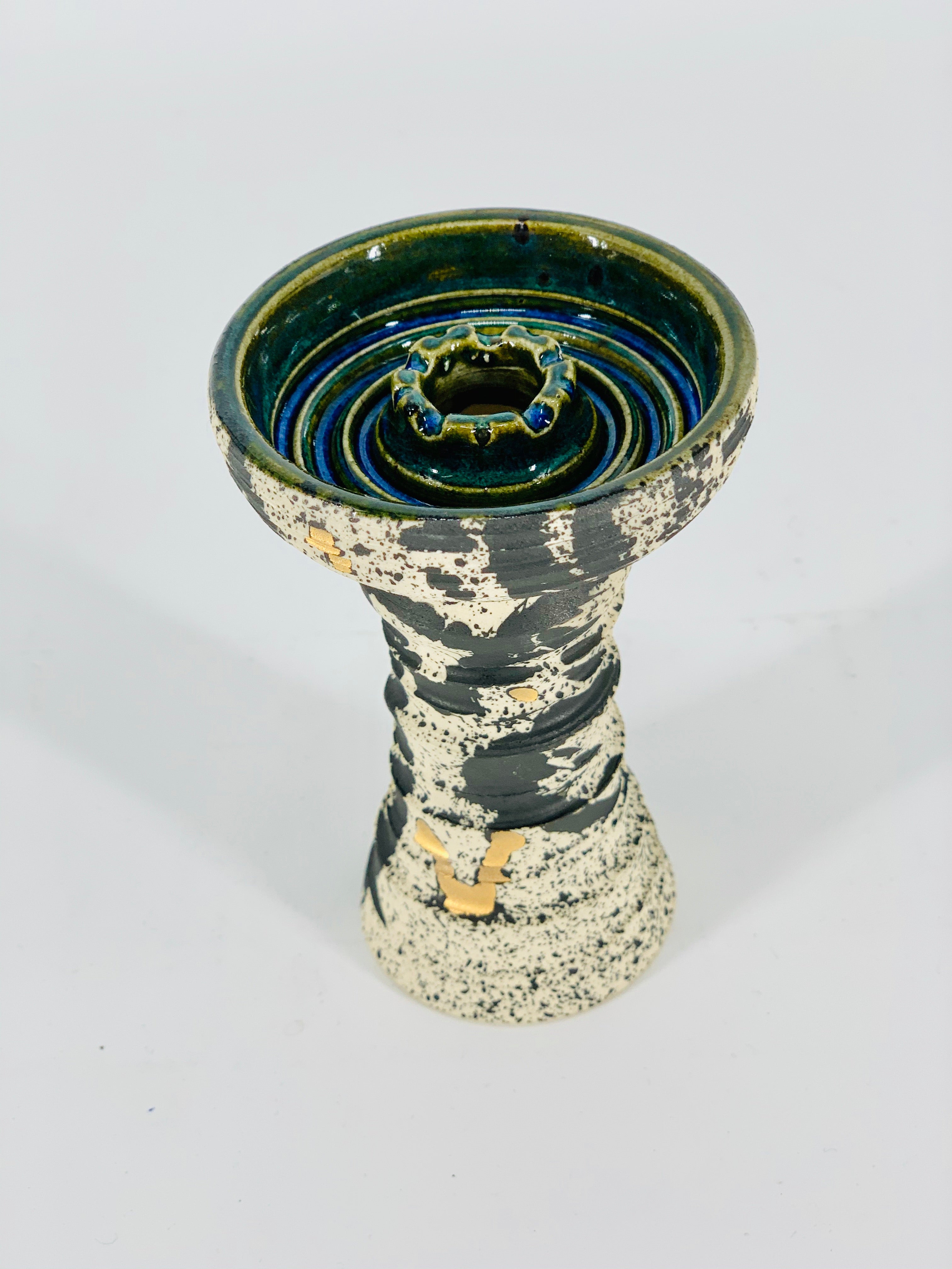 Stone Hookah Bowl Gold Edition Collectors - Hookah Junkie
